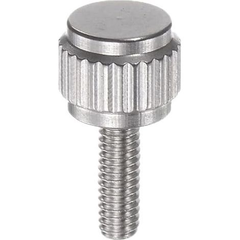 M2,5 x 4, 10 vis moletées à tête plate, vis de verrouillage pour pied à coulisse (1/4)