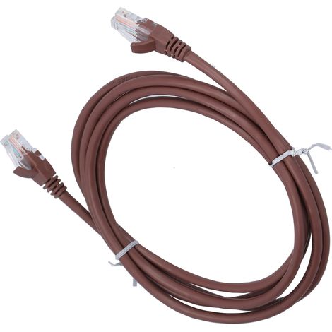 Câble RJ45 Ethernet 100M Cat5 UTP, cordon réseau non blindé 1m, paire torsadée Gigabit LAN, fiche internet PC, fil patch haut débit (1/5)