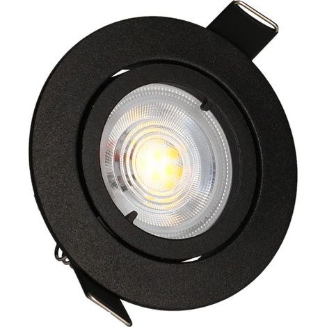 ARLUX LIGHTING KIT 3 spots noirs encastrables JADE Orient. MODULE TRIAC 5W, 4000K, 400lm, Ø83 (1/2)