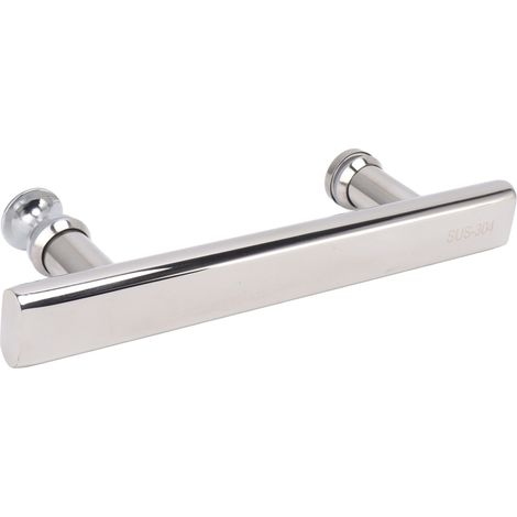 Poignée de porte coulissante en acier inoxydable épais pour salle de bain et cuisine 304 (1/5)