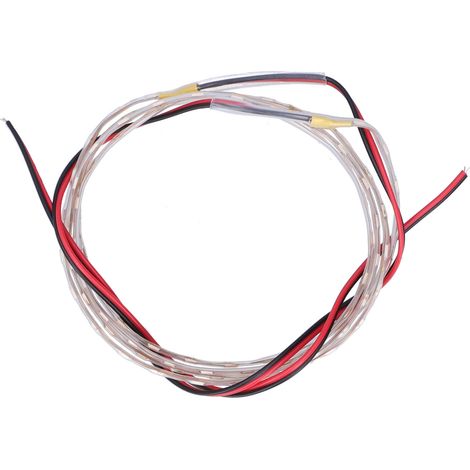 Bande LED de 90 cm, 90 LED, éclairage d'ambiance décoratif, 12 V, universelle pour voiture et moto, lumière orange (1/5)