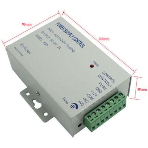 Pr AC 110-240V to DC12v 3A 36w Power Supply Control Power Supply for Door Access Control System Power Supply (1/4)
