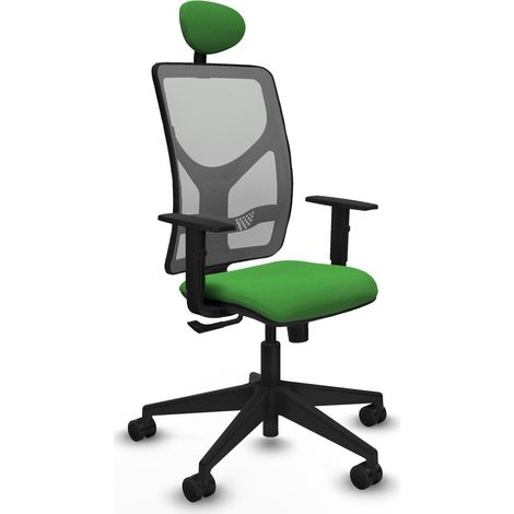Silla de Oficina con Cabecero Motilla Piqueras y Crespo 1D066N1 Verde