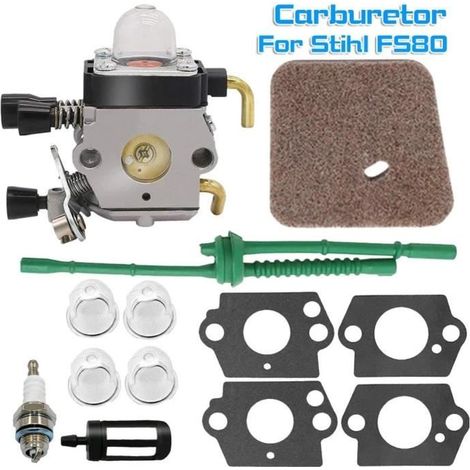 Carburateur pour Stihl FS80, FC55, FC75, FC85, FS310, FS38, FS45, FS45C, FS45L, FS46, FS55, FS55RC, FS55T, FS74, FS75, FS76 (1/4)