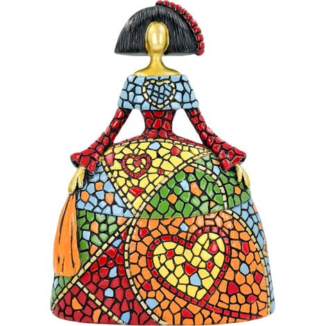 Signes Grimalt Figura De Persona Figuras Menina Pop Art Multicolor 6x13x18cm 37931