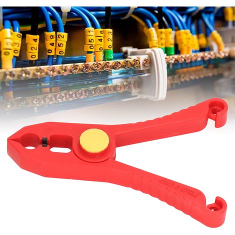 Pince de câble en plastique isolé VDE IEC60900, résiste à une haute tension de 1000 V, antimagnétique. (1/5)