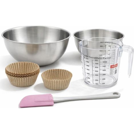 Set de 44 ustensiles de pâtisserie avec 40 moules à gâteaux 2 bols spatule et verre doseur Zenker Smart Pastry (1/5)