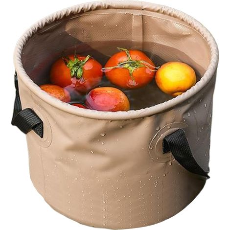 Seau Pliant - Seau de Lavage de Voiture - Baignoire de trempage Pliable - (1/5)