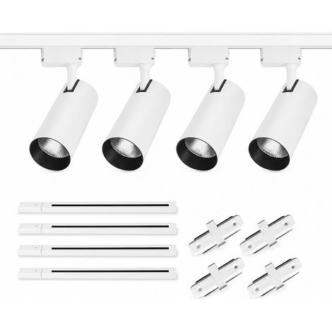 Spot Rail LED Intelligent blanc 40W - PIBAOGU