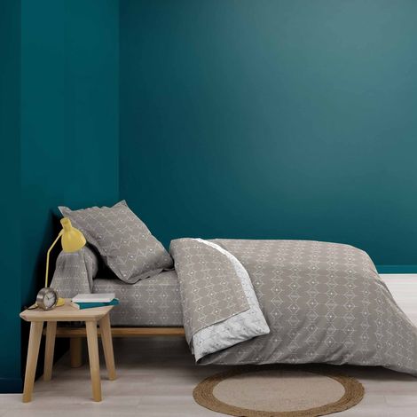 Housse de Couette 140 x 200 cm Aristide Naturel, 100% Coton (1/3)