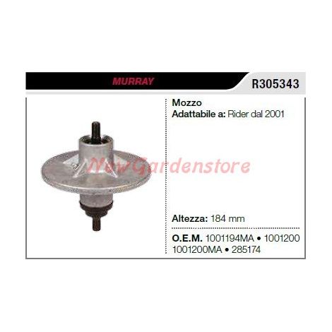 Mozzo portalama MURRAY trattorino tagliaerba rasaerba tosaerba R305343