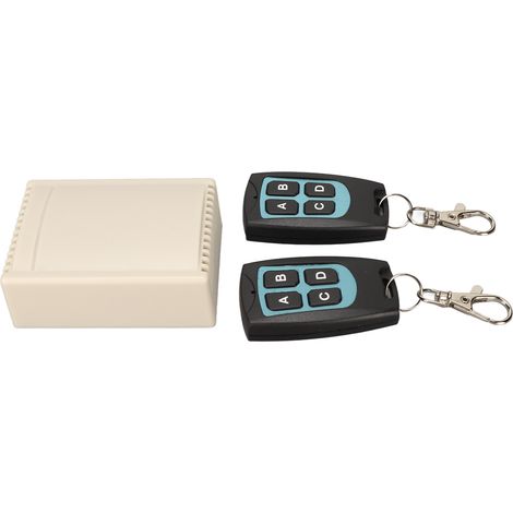 Relais de commande à distance 4 canaux 10 A, module sans fil ABS avec émetteur 433 MHz pour lève-vitre, 12 V CC / 24 V CC (1/4)