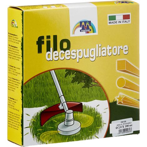 Maniver Filo per decespugliatore tondo, diametro 2,0 x 100 mt (1/2)