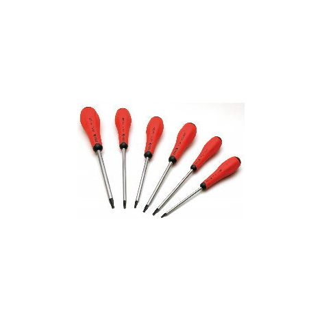 Jeu de 6 Tournevis Torx® Manche Bi-Matière - MOB (1/3)
