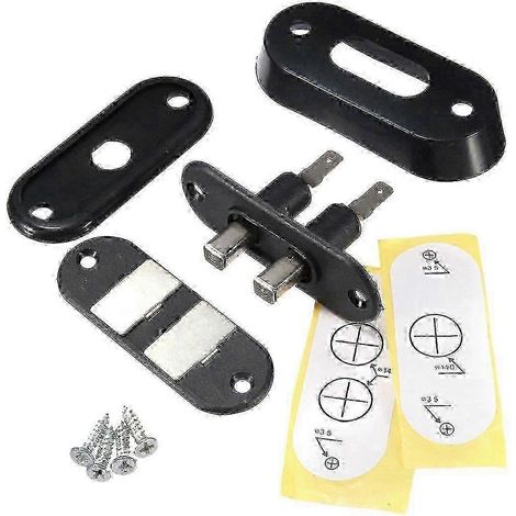 Interruptor de contacto negro para puerta corredera 2026 para alarma de coche/furgoneta T4 f26 (1/5)