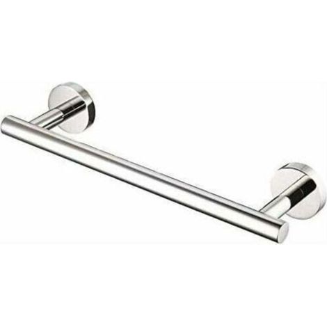 par Barre Porte-serviettes Mural Porte Serviette Salle de Bain Acier Inoxydable SUS 304 Support Douche 30CM Rangement Poli, A2000S30DG