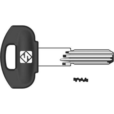 Chiavi punzonate per cilindri securemme 10 spine scm3rp - scm3rp