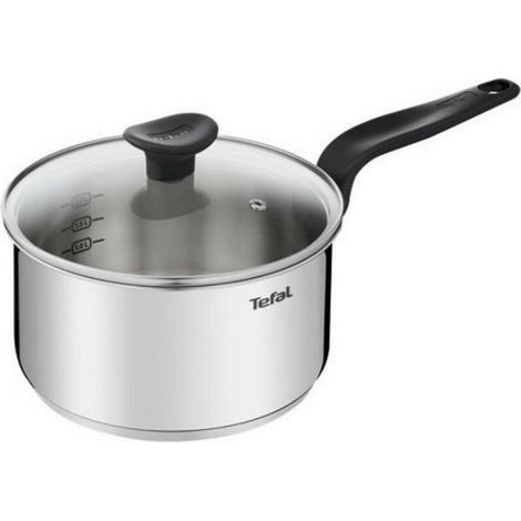 Casserole inox 20cm avec couvercle - Tefal - e3082404 (1/5)