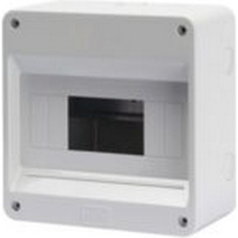 Centralino Protetto Senza Porta Pareti con centrini di foratura predisposto per alloggiamento morsettiere IP40 8 Moduli