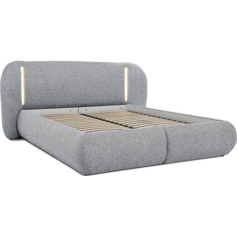 Cama Margate 135, Bella 65, Doble, 180x200, Tapiz, Somieres, 241x227x103cm, LED (1/5)