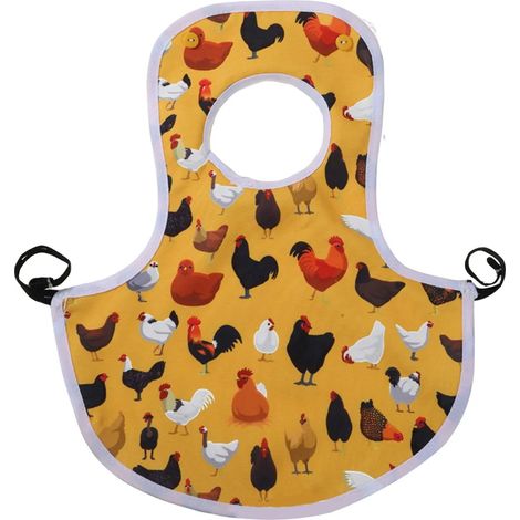 Selle pour poules, tablier d'extérieur pour poules, gilet de protection pour poules, veste, protection dorsale pour les ailes de volaille afin de favoriser la croissance des plumes (1/5)