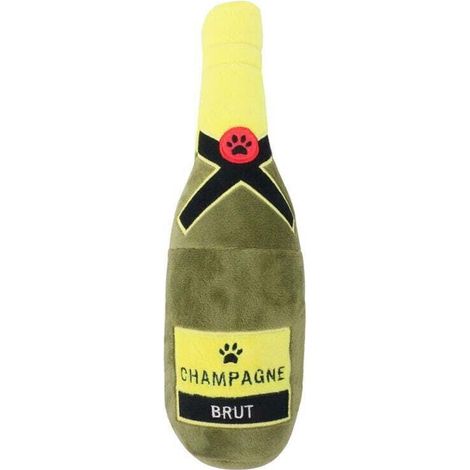 Jouets en peluche pour chien en forme de bouteille de tequila et de champagne, jouet à mâcher résistant aux morsures et aux dents propres