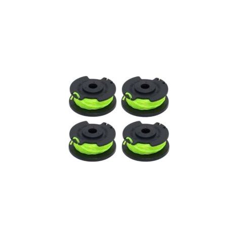 Bobina di ricambio per spazzola Ryobi RAC142 36V, accessorio per decespugliatore, bobina di ricambio per decespugliatore, per spazzole radio RLT36B33 e RY36LT33A-0 (4 bobine) - Crezuo (1/4)