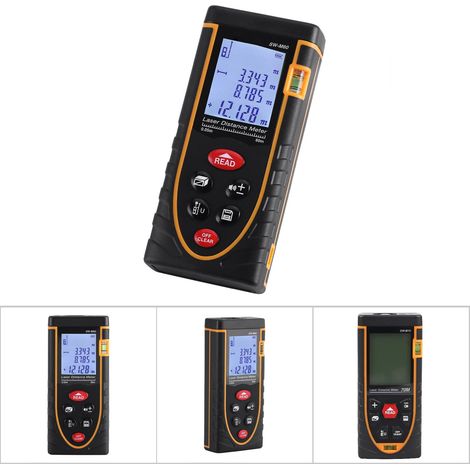 Série M Télémètre Laser Portable Précision 70M Guide En Anglais Sur Demande Sans Batterie - KZQ (1/5)