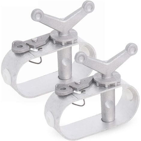 Lot de 2 tendeurs pour bâche de piscine tendeurs de bâche accessoires d'hiver fixation de bâches de piscine (1/4)