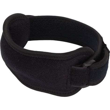 Sangle rotulienne ajustable en silicone, stabilisatrice rotulienne flottante, genouillère pour randonnée et football (1/5)