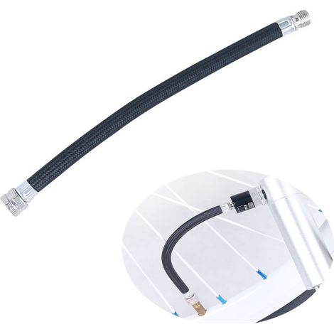 Tuyau de prolongation robuste pour pompe à vélo haute pression, accessoire de gonfleur pour valve Schrader, valve américaine (1/2)