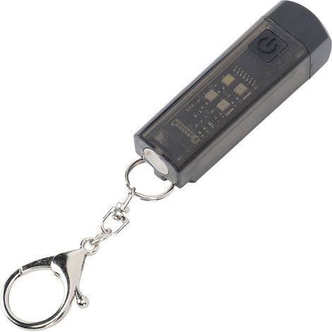 Lampe porte-clés torche en plastique, 2 modes d'éclairage, magnétique, rechargeable par USB, mini lampe de poche portable, idéale pour le camping, la randonnée et la pêche. (1/5)