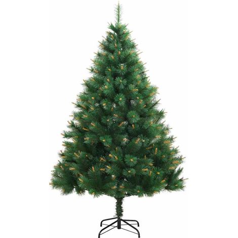 Albero di Natale  Albero natalizio  Albero festivo Artificiale Incernierato con Base 180 cm (1/5)