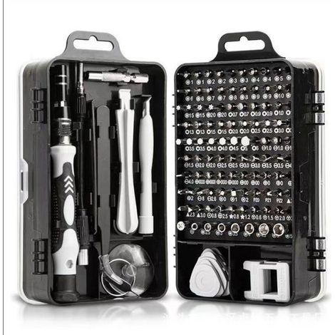 Jeu De Tournevis De Précision - 115 Pièces - Têtes Multiples Torx Phillips Hex Fendue Pozidriv - Pour Réparation Électronique Téléphone Ordinateur Portable - Lot Complet
