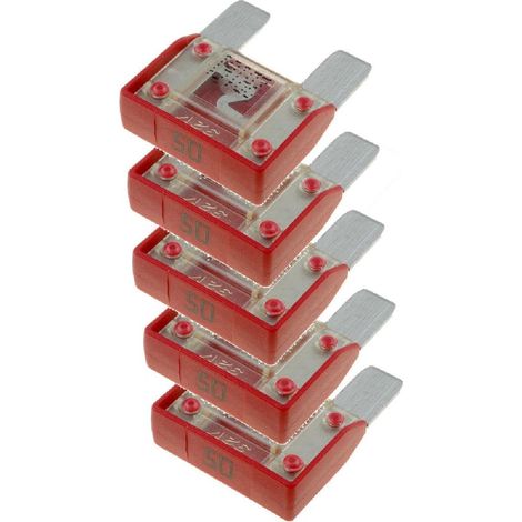 5x Maxi Fusibles 50A 29mm MAXIVAL
