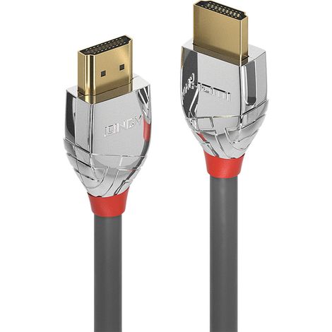 Cavo HDMI 2.0 LINDY ad alta velocità maschio/maschio, 2 m, grigio/cromo (1/4)