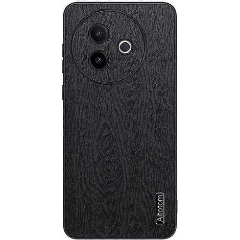 Compatible pour vivo Y39 5G Case Texture Bois PU Cuir Enduit PC TPU Couverture de téléphone (1/5)