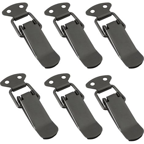 Spannverschluss LATCH Kniehebelspanner Edelstahloptik, 6 Stück