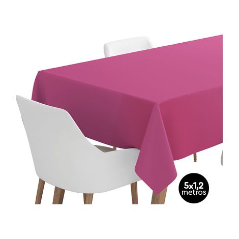 MANTEL FILM IMPERMEABLE COLORES 5X1,2 MTRS. TAMAÑO - FUCSIA