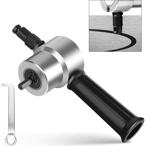 Outil de cisaillement robuste en alliage de métal avec double poignée ergonomique interchangeable pour une coupe précise de feuille ergonomique