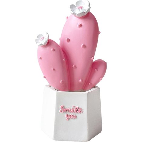Moderne Statuen-Dekoration für den Innenbereich, Harzpflanzen, Ornamente, abstrakte Skulptur, moderne Accessoires, Dekorationsstatuette, Weihnachtsgeschenke, Kaktus, dekorative Skulpturen, Heimbüro (R