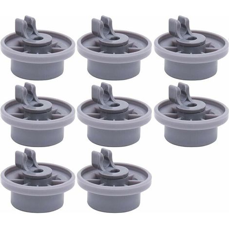 Lot de 8 roulettes pour lave-vaisselle – Compatible Bosch et Siemens – Panier inférieur – Plastique durable – Modèle 165314 (1/9)