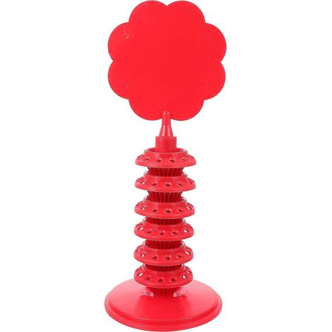 Porte-sucettes, moules à sucettes pour enfants, présentoir à sucettes, arbre à sucettes, présentoir à cupcakes-35X13.8X13.8CM-Red