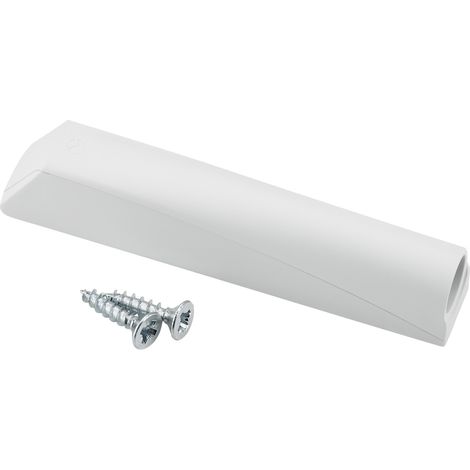 1 Stück K-Push Einbauadapter in weiß für Türdämpfer Push-To-Open für grifflose Möbelfronten PtO Adapter für Drucköffner Druckschnapper für grifflose Türen Möbeltürdämpfer von SOTECH