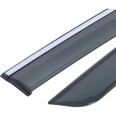 Déflecteurs de pluie fumés surdimensionnés pour Honda Fit/Honda Jazz 2020 (4 pièces) (1/4)