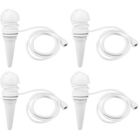 Piquets d'irrigation pour plantes Insert de plantation auto-arrosage Kit de dispositifs d'arrosage automatique des plantes Piques d'arrosage automatique pour plantes,Hauteur environ 11cm(4Pcs) (1/5)
