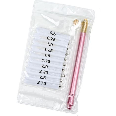 Set di robusti ganci in metallo per maglioni e sciarpe - Rosa