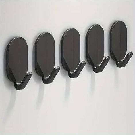 Lot de 2 anneaux de trop-plein pour évier de cuisine et salle de bain 30 mm (noir) (1/4)