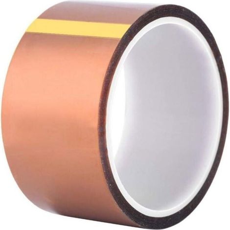 Ruban adhésif - résistant hautes températures 250-300℃, 0,06mm x 50mm x 33m - ruban Étiquette (1/5)
