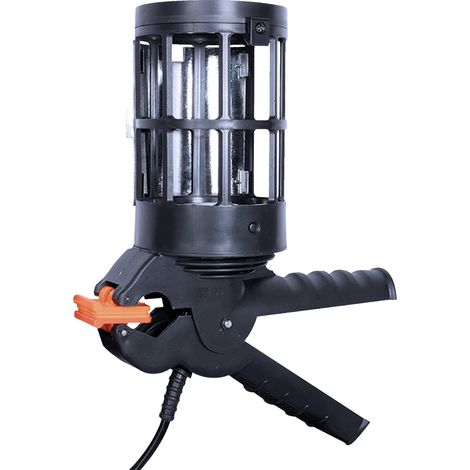 Baladeuse filaire à pince noire E27 livrée sans ampoule 15W max, câble long. 5m, garantie 3 ans - Tibelec (1/5)
